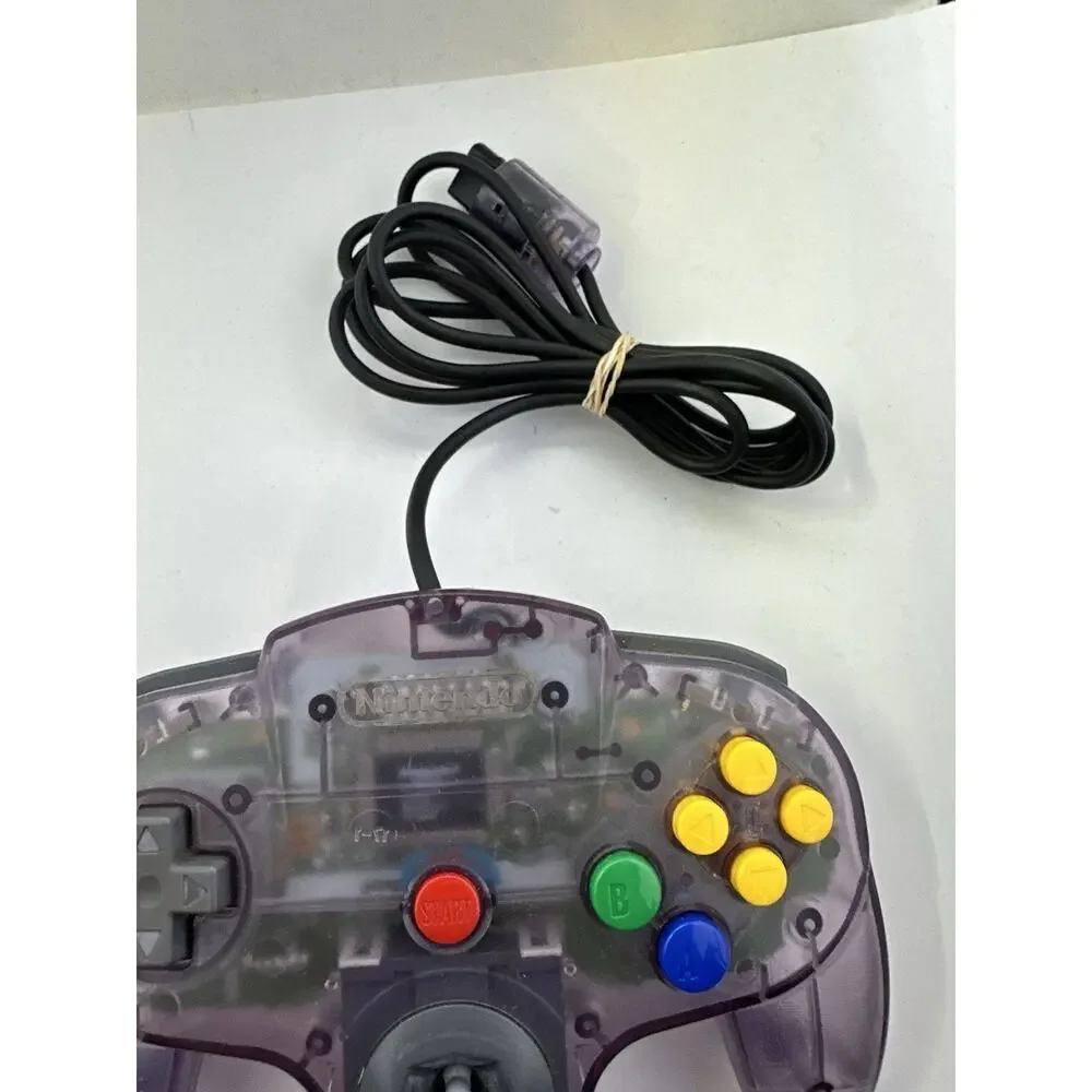 AUTHENTIC Original Nintendo 64 N64 LOOSE STICK Controller Purple OEM